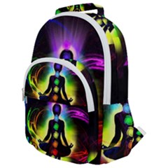 Rounded Multi Pocket Backpack 