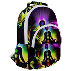 Rounded Multi Pocket Backpack 