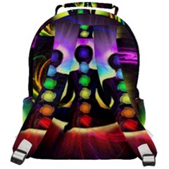Rounded Multi Pocket Backpack 