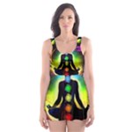 Chakra Design Skater Dress Swimsuit