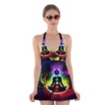 Chakra Design Halter Dress Swimsuit 