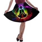 Chakra Design A-line Skater Skirt