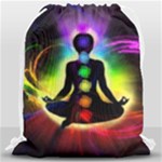 Chakra Design Drawstring Bag (Large)