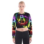 Chakra Design Cropped Sweatshirt