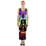 Chakra Design Fitted Maxi Dress