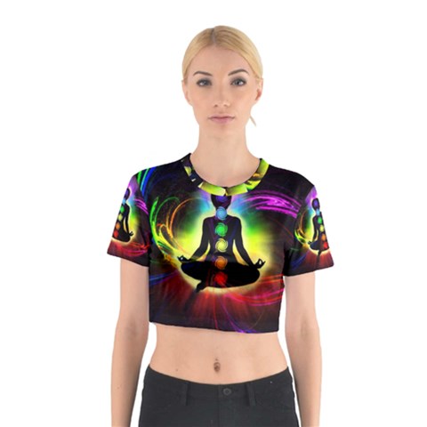 Chakra Design Cotton Crop Top from ArtsNow.com