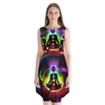 Chakra Design Sleeveless Chiffon Dress  