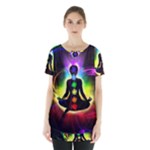 Chakra Design Skirt Hem Sports Top
