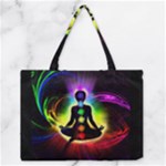 Chakra Design Zipper Medium Tote Bag