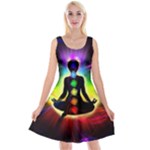 Chakra Design Reversible Velvet Sleeveless Dress
