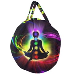Giant Round Zipper Tote 