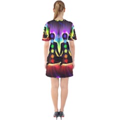 Sixties Short Sleeve Mini Dress 