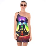 Chakra Design One Soulder Bodycon Dress