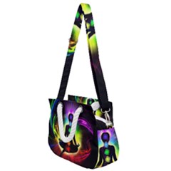 Rope Handles Shoulder Strap Bag 