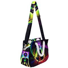 Rope Handles Shoulder Strap Bag 