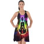 Chakra Design Show Some Back Chiffon Dress