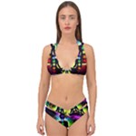 Chakra Design Double Strap Halter Bikini Set