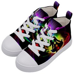 Kids  Mid-Top Canvas Sneakers 