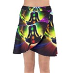 Chakra Design Wrap Front Skirt