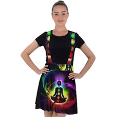 Velvet Suspender Skater Skirt 