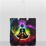 Chakra Design Full Print Rope Handle Tote (Large)