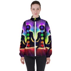 Women s High Neck Windbreaker 