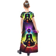 Kids  Short Sleeve Maxi Dress 