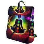 Chakra Design Flap Top Backpack