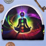 Chakra Design Horseshoe Style Canvas Pouch