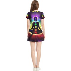 Short Sleeve V-Neck Dress 