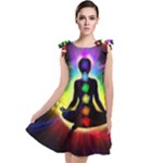 Chakra Design Tie Up Tunic Dress