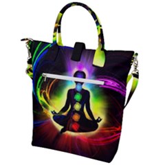 Buckle Top Tote Bag 