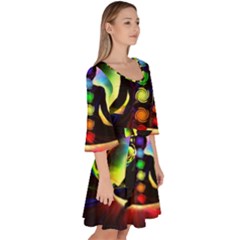 Velour Kimono Dress 