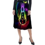 Chakra Design Classic Velour Midi Skirt 