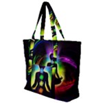 Chakra Design Zip Up Canvas Bag