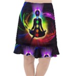 Chakra Design Fishtail Chiffon Skirt