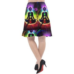 Fishtail Chiffon Skirt 