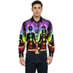 Chakra Design Men s Long Sleeve Pocket Shirt 