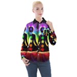 Chakra Design Women s Long Sleeve Pocket Shirt