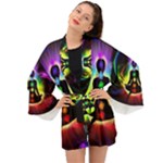 Chakra Design Long Sleeve Kimono