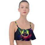 Chakra Design Frill Bikini Top