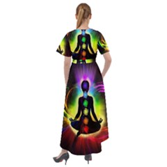 Front Wrap High Low Dress 