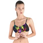 Chakra Design Tie Up Cut Bikini Top