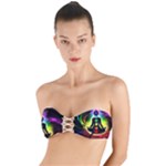 Chakra Design Twist Bandeau Bikini Top