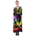 Chakra Design Button Up Maxi Dress