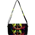 Chakra Design Removable Strap Clutch Bag