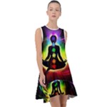 Chakra Design Frill Swing Dress