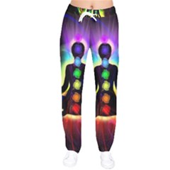 Women Velvet Drawstring Pants 