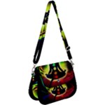 Chakra Design Saddle Handbag