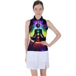 Chakra Design Women s Sleeveless Polo Tee